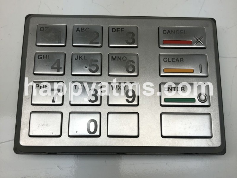 Diebold EPP5(PCI),LGE,ST STL,NO HTR,ENG(AU),QZ1, PN: 49-216681-707F, 49216681707F Keyboards image