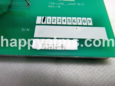 Hyosung TTW_USE_LAMP B/D PN: 723410-01, 72341001 Other Parts image