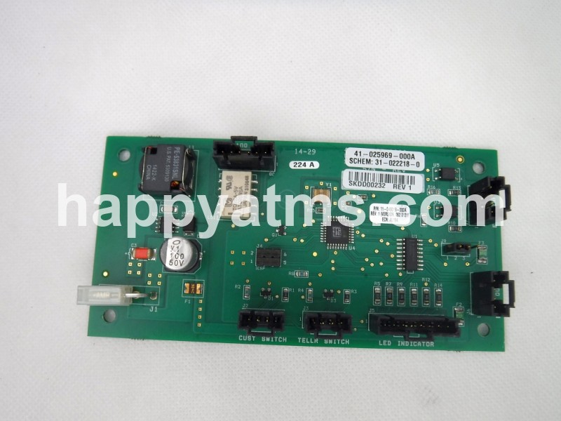 Diebold CCA, SRVS INTFC PN: 41-025969-000A, 41025969000A PN: 41-025969-000A, 41025969000A