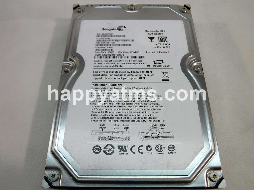 HappyATMs.com Seagate BarraCuda ES.2 ST3500320NS 500GB 7200 RPM