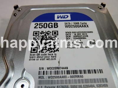 Western Digital Caviar Blue 250GB 7200 RPM 16MB cache SATA 6.0Gb/s 3.5 internal hard drive  PN: WD2500AAKX, 2500AAKX