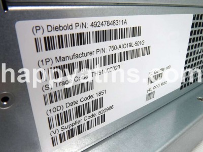 Diebold PRCSR, CI5, 2.7GHZ 19" SVD PN: 49-247848-311A, 49247848311A, 49-247848311A PN: 49-247848311A, 49247848311A