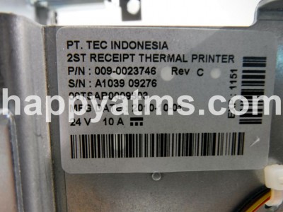 NCR 2ST RECEIPT THERMAL PRINTER PN: 009-0023746, 90023746, 0090023746