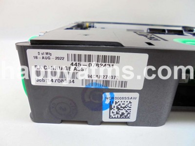 NCR RA CARRIAGE ASSY PN: 445-0782431, 4450782431