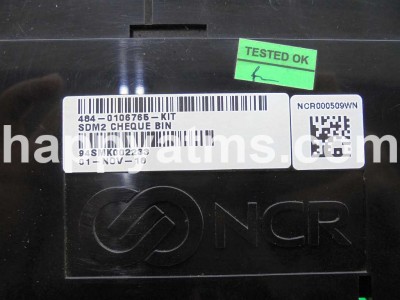 NCR SDM2 CHEQUE BIN PN: 484-0106765, 4840106765