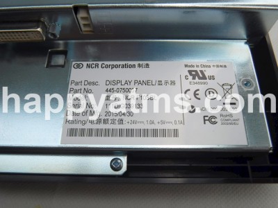 NCR Self Serv Graphical Operator panel GOP PN: 445-0750057, 4450750057