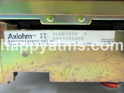 Other AXIOHM PRINTER PN: D993706488, 993706488