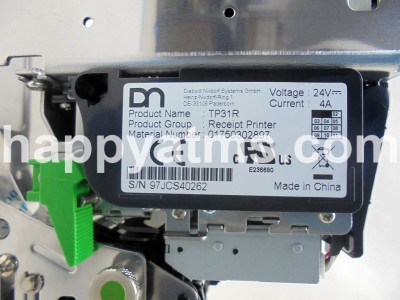 Wincor Nixdorf TP31R Receipt Printer with Retract PN: 1750302897, 1750302897