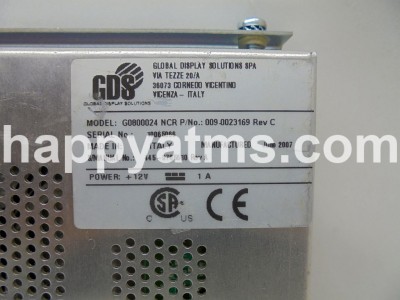 NCR MONITOR-LCD Std Bright Xga 8.4inch PN: 009-0023169, 90023169, 0090023169