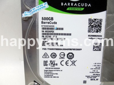 Seagate BARRACUDA 500 GB HARD DRIVE PN: 2EZ1023822