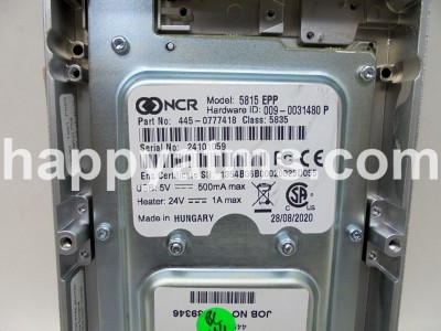 NCR EPP-4(P) SPANISH MODULE ASSY PN: 445-0777418, 4450777418