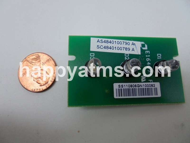NCR SELF SERV SDM MASTER LED BOARD ASSEMBLY PN: 484-0100790, 4840100790