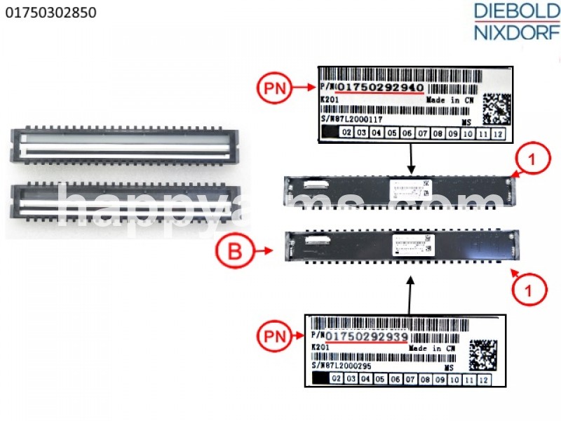 Diebold Nixdorf Camera module set MOVEm PN: 01750302850, 1750302850