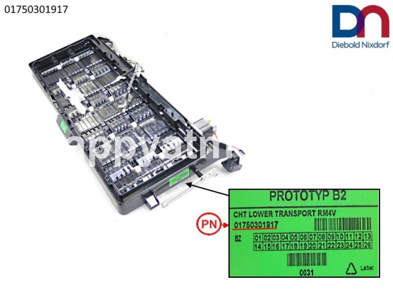 Diebold Nixdorf CHT LOWER TRANSPORT RM4V PN: 01750301917, 1750301917