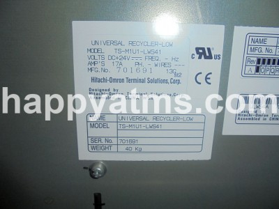 Hitachi UNIVERSAL RECYCLER- LOW PN: TS-M1U1-LWS41, 1U1LWS41, TSM1U1LWS41