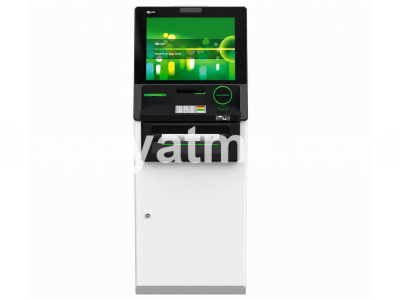 NCR 2063 SELFSERV 23 Interior lobby cash recycler with check accept image