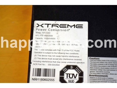 Xtreme Power Conversion 009-0032844 1000Va/800W Rackmount Ups, N91-1000 PN: 009-0032844, 90032844