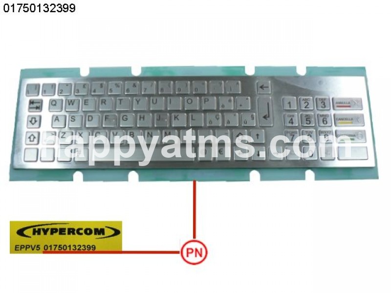Wincor Nixdorf Keyboard V5 EPP Alpha-Combi ITA PCI PN: 01750132399, 1750132399 Keyboards image