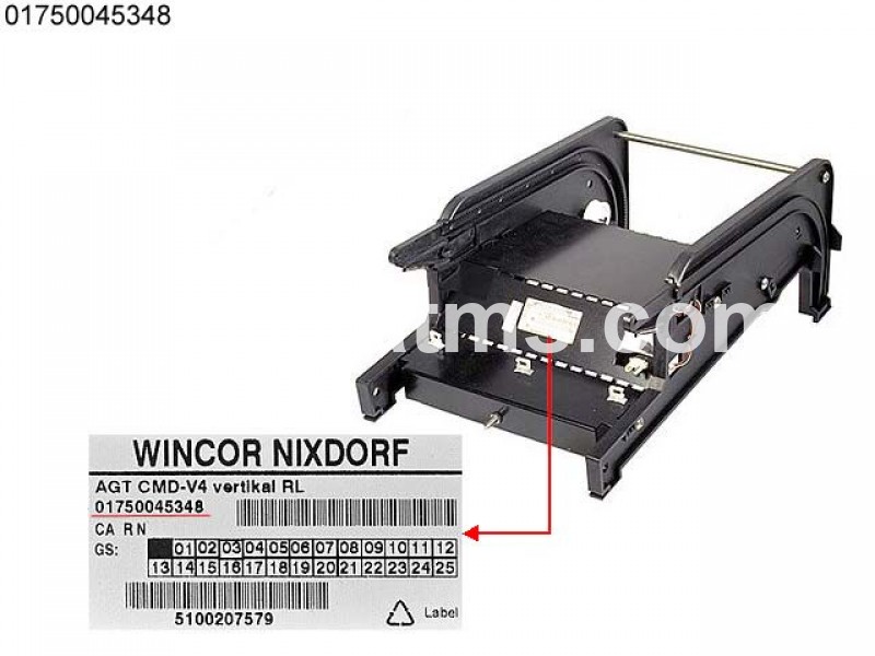Wincor Nixdorf transport CMD-V4 vertical RL PN: 01750045348, 1750045348 Dispensers image