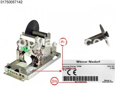 Wincor Nixdorf Journal_Printer_TP06 PN: 01750057142, 1750057142