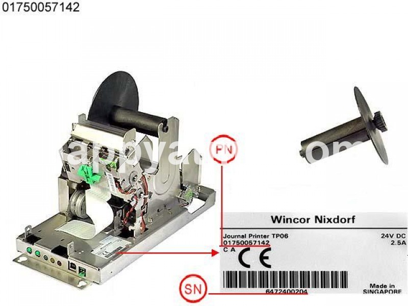 Wincor Nixdorf Journal_Printer_TP06 PN: 01750057142, 1750057142 Printers image