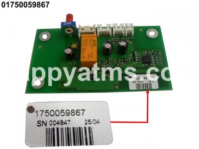 Wincor Nixdorf Print Audio Switch w/ Button PN: 01750059867, 1750059867 Other Parts image