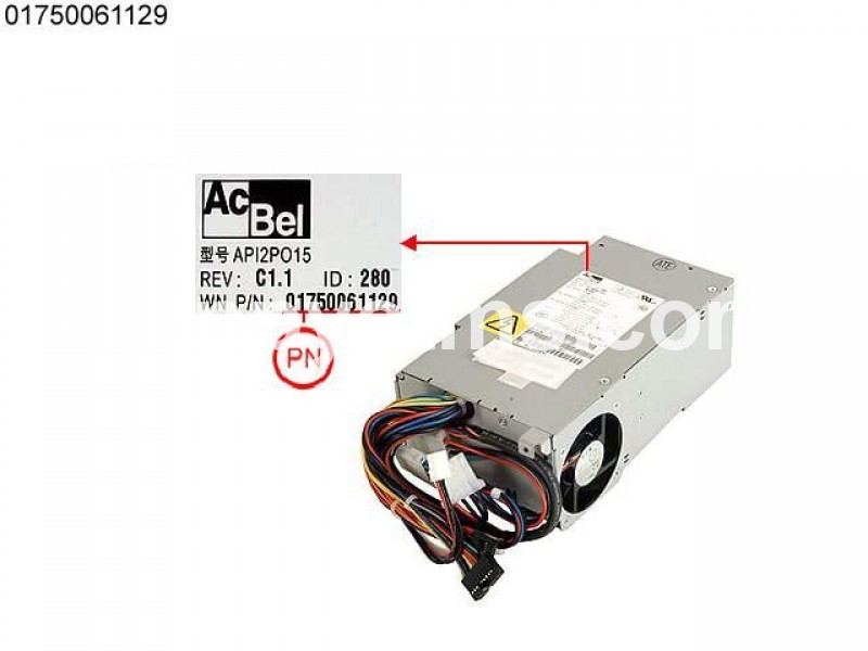 Wincor Nixdorf POWER SUPPLY BEETLE 212W API2PO15-280 PN: 01750061129, 1750061129 Power Supplies image