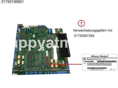Wincor Nixdorf CRS subcontroller III PN: 01750106801, 1750106801 Dispensers image