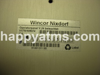 Wincor Nixdorf operator panel V.24 with backlight PN: 01750109074, 1750109074 Displays, Keyboards image