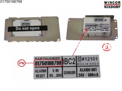 Wincor Nixdorf Intelligent Bezel Checker II PN: 01750166799, 1750166799