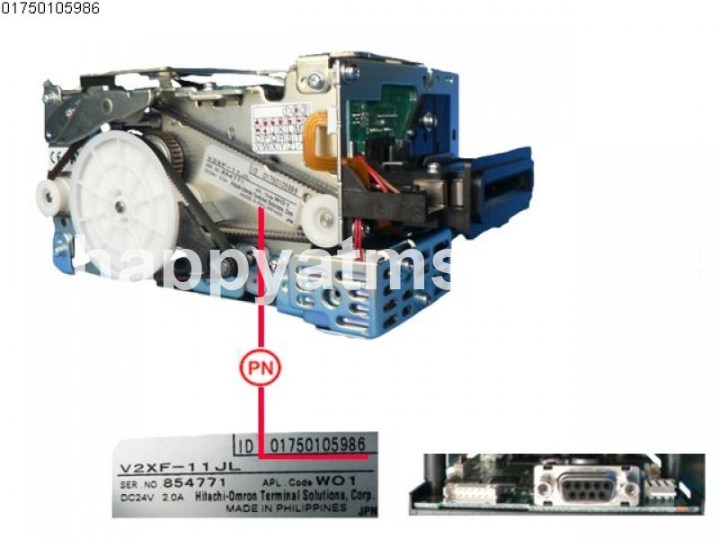 Wincor Nixdorf Card reader V2X Standardversion PN: 01750105986, 1750105986 Card Readers image