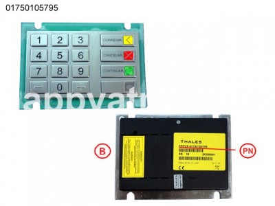 Wincor Nixdorf Keyboard V5 EPP ESP CAI CES PN: 01750105795, 1750105795