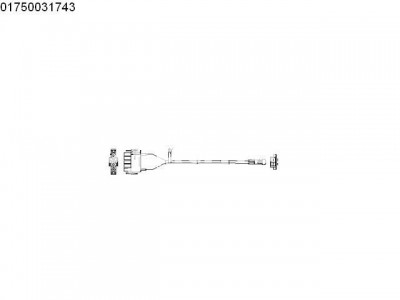 Wincor Nixdorf voltage cable 12v touch 150mm PN: 01750031743, 1750031743