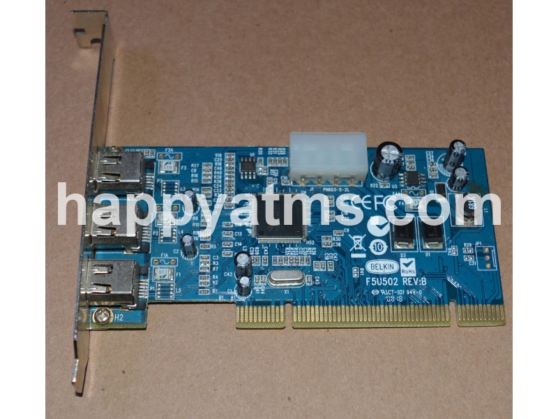 Wincor Nixdorf Firewire Card PCI F5U502/F5U503 PN: 01750128791, 1750128791 PC Core image