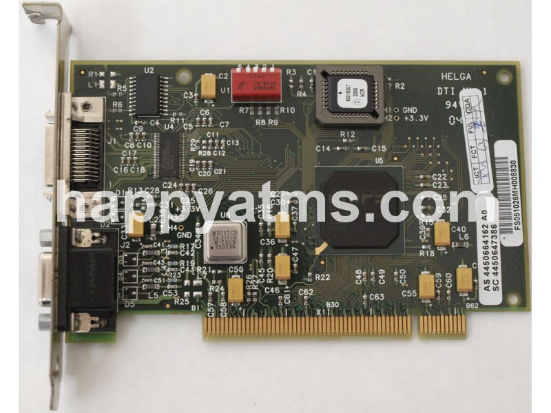 NCR HELGA DUAL DISPLAY PCI PN: 445-0664162, 4450664162 PC Core image