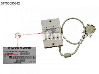Wincor Nixdorf Touchcontroller WN EXII V24 0.5m PN: 01750090842, 1750090842 Displays image