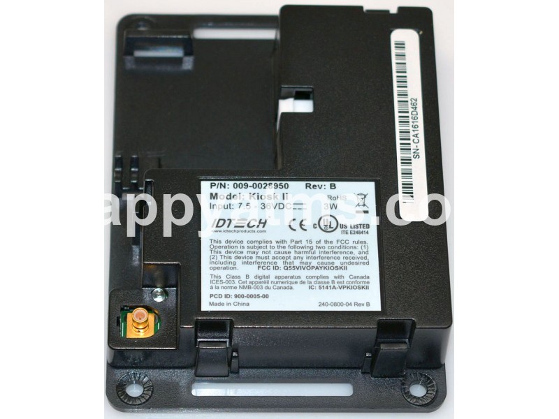 NCR ID Tech VIVOPay Kiosk II USB NFC Main Control Unit PN: 009-0028950, 90028950, 0090028950 Card Readers image