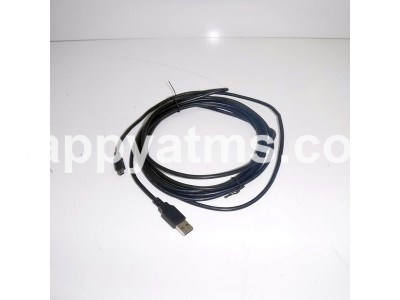 NCR SELF SERV USB CABLE TYPE A TO TYPE MINI B 4000MM 13 FEET PN: 009-0020715, 90020715, 0090020715 Cables image