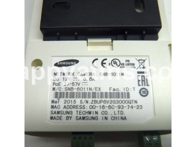 SAMSUNG Remote Head Network Covert PN: SNB6011N, SNB-6011N/EX Security image