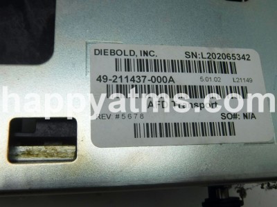 Diebold TRANSPORT,625MM LENGTH,SFL PN: 49-211437-000B, 49211437000B