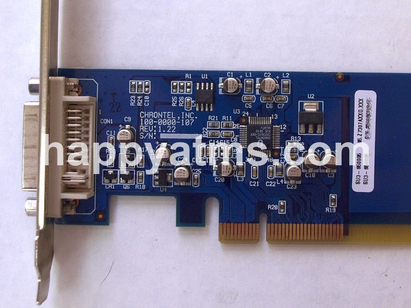 UNUSED Diebold PCI-E DVI VIDEO CARD PN: 39-017331-000A, 39017331000A PC Core image