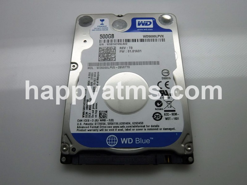 Western Digital 500GB Mobile 7.00mm Hard Disk PN: WD5000LPVX-28V0TT0, WD5000LPVX28V0TT0 PC Core image
