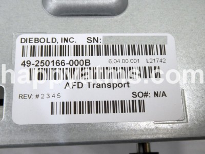 NEW Diebold AFD TRANSPORT FOR 5500 PN: 49-250166-000B, 49250166000B Dispensers image