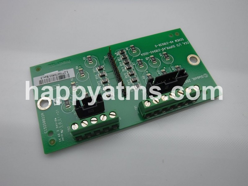 Diebold CCA, I/O SUPPR PN: 49-218940-000A, 49218940000A Other Parts image