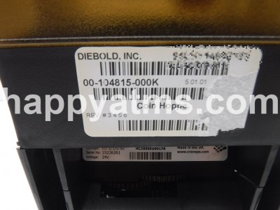 Diebold COIN, COMPACT HOPPER SBB PN: 00-104815-000K, 104815000K, 00104815000K Other Parts image