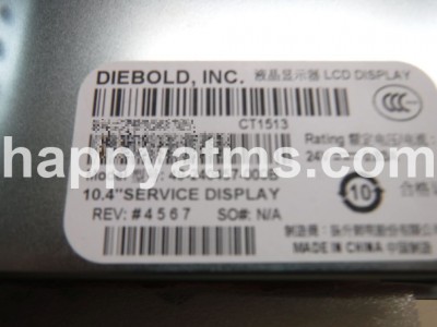Diebold MON,LCD,LED BKLT,10.4 IN OPEN FRAME PN: 49-240457-000B, 49240457000B Displays image