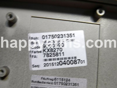 Wincor Nixdorf ATM FASCIA PN: 01750231351, 1750231351 Cabinetry / Fascia image