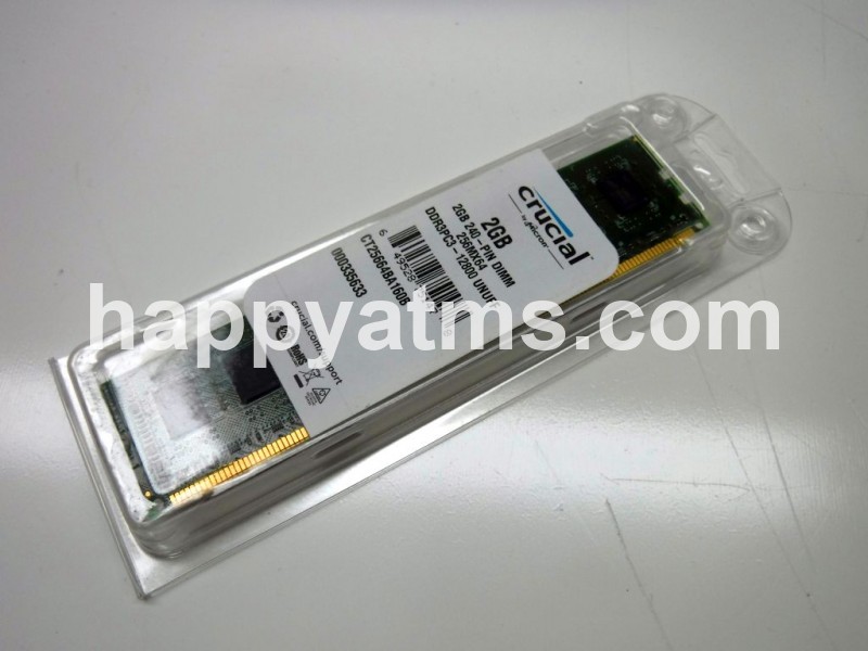 UNUSED CRUCIAL 2GB DDR3 PC3-12800 UDIMM PN: CT25664BA160B, 25664BA160B PC Core image