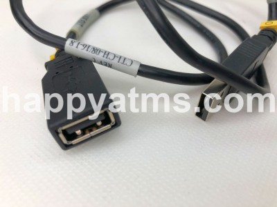 NCR Cable Assembly USB Type A to Type A Extension PN: 009-0028371, 90028371, 0090028371 Cables image