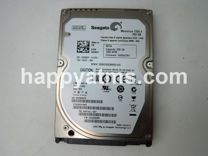 Seagate 250GB 7200 RPM 16MB Cache SATA 3.0Gb/s 2.5